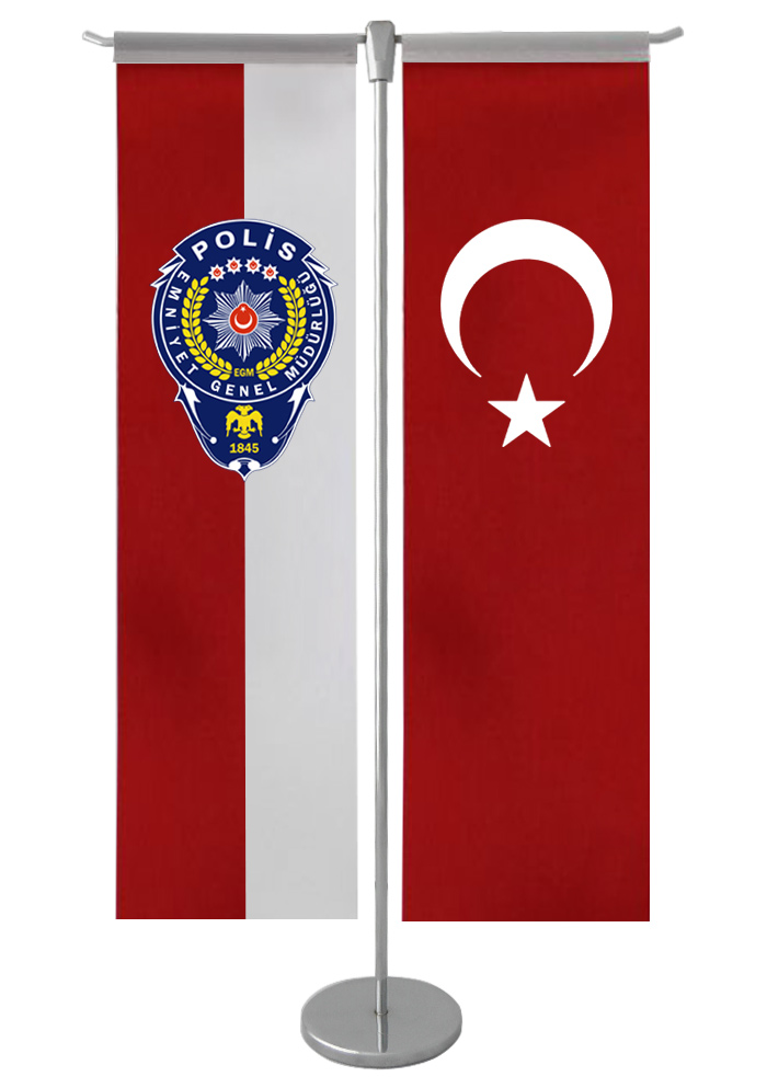 T Direkli Masa Polis Bayragi