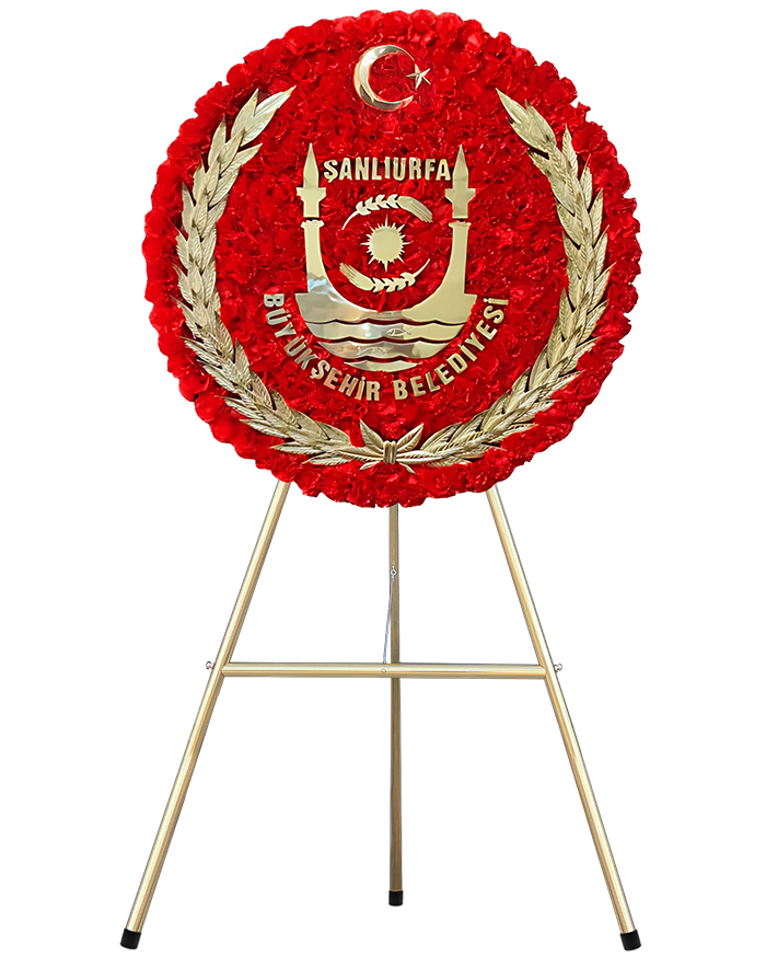 Belediye Metal Celenk 2024 Cicekli