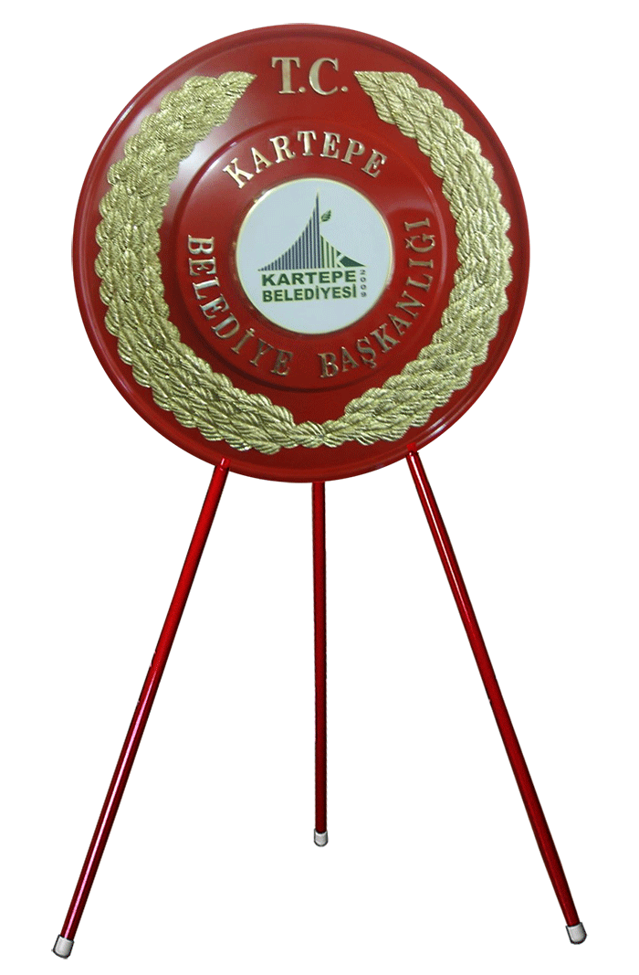 Belediye Baskanligi Metal Celenk