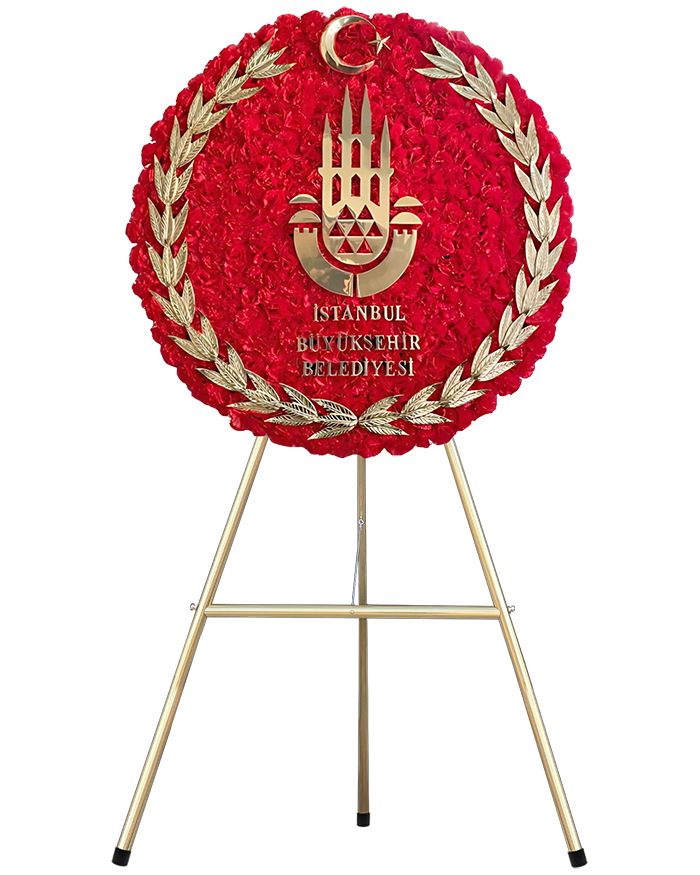 Belediye Metal Celenk 2024 Cicekli