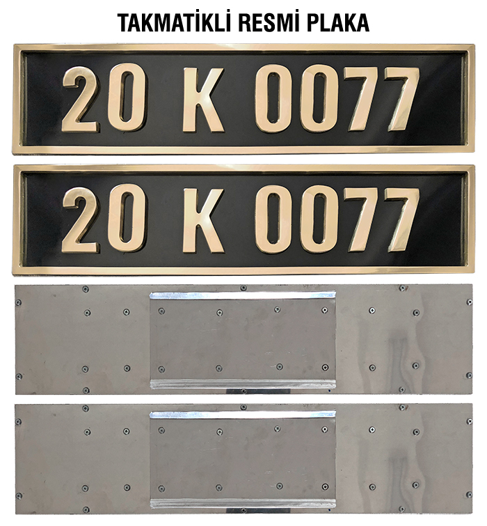 Belediye Baskani Makam Plakasi Takmatik