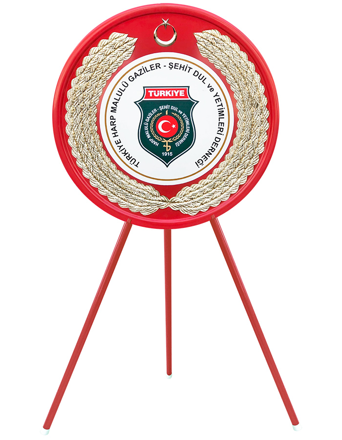 Turkiye Harp Malulu Gaziler Sehit Dul Ve Yetimleri Dernegi Metal Celenk
