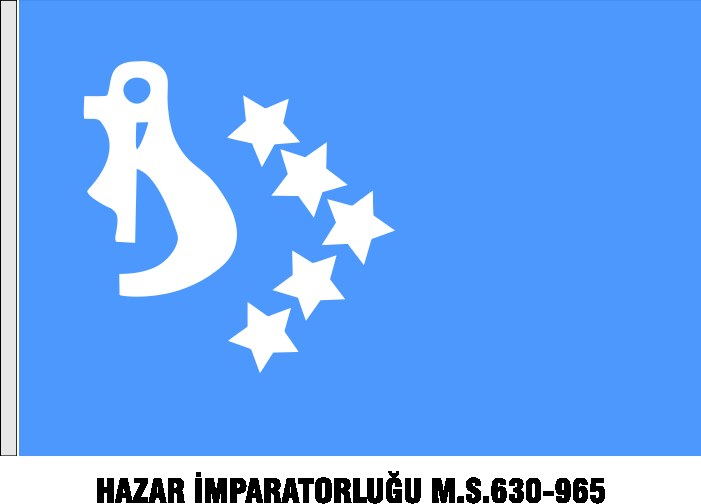 Hazar İmparatorluğu Bayrağı - Sancağı - ORİJİNAL