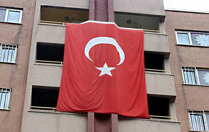 Bina ve Sitelerde Kullanılan Türk Bayrakları - Apartman Bayrağı
