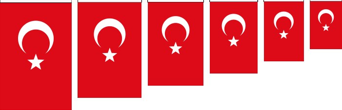 Her Ebatta Türk Bayrağı İmalatı ve Satışı - Toptan ve Perakende