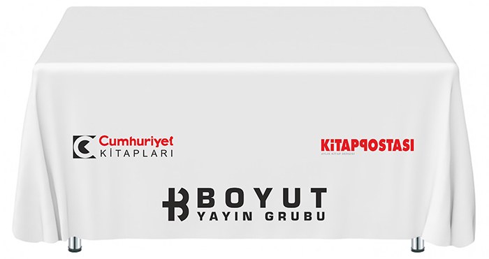 Logolu Baskılı Masa Örtüsü - Fuar İçin Baskılı Masa Örtüsü