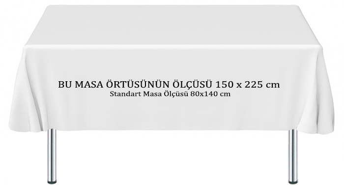 Logolu Baskılı Masa Örtüsü - Fuar İçin Baskılı Masa Örtüsü