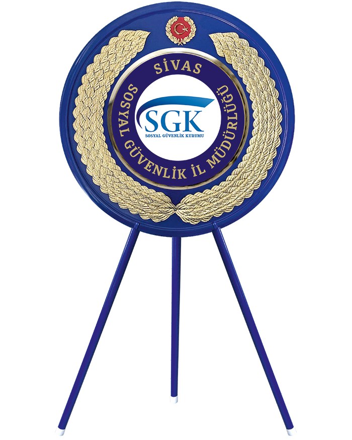 SGK Sosyal Güvenlik Kurumu Çelengi - SGK METAL ÇELENK