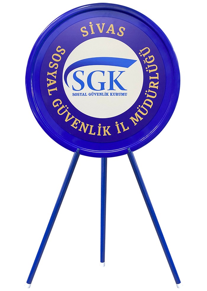 SGK Sosyal Güvenlik Kurumu Çelengi - SGK METAL ÇELENK