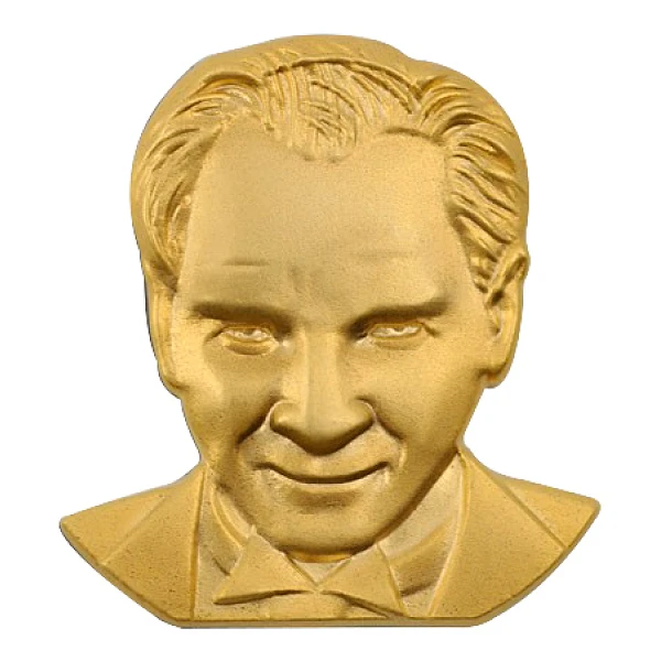 Yeni Model Büst Atatürk Yaka Rozeti - AR9
