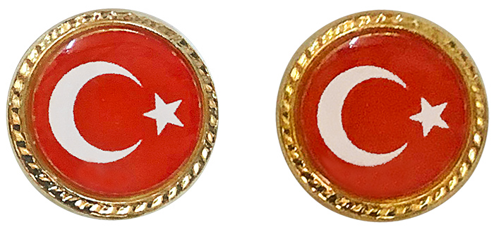 TBR16 Türk Bayrağı Rozeti - EKONOMİK UCUZ ROZET