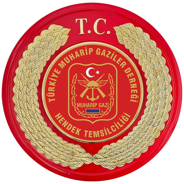 Türkiye Muharip Gaziler Derneği Çelengi - TÜMGAZİDER METAL ÇELENK