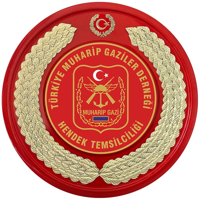 Türkiye Muharip Gaziler Derneği Çelengi - TÜMGAZİDER METAL ÇELENK