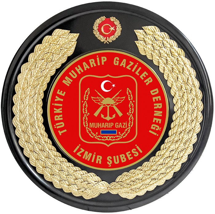 Türkiye Muharip Gaziler Derneği Çelengi - TÜMGAZİDER METAL ÇELENK