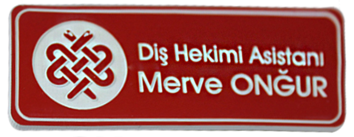 Eczane Yaka İsimliği - Eczacı Yaka İsimliği - Diş Hekimi Yaka İsimliği