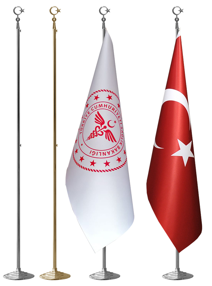 Sağlık Bakanlığı Yeni Logolu Bayrak ve Flamaları