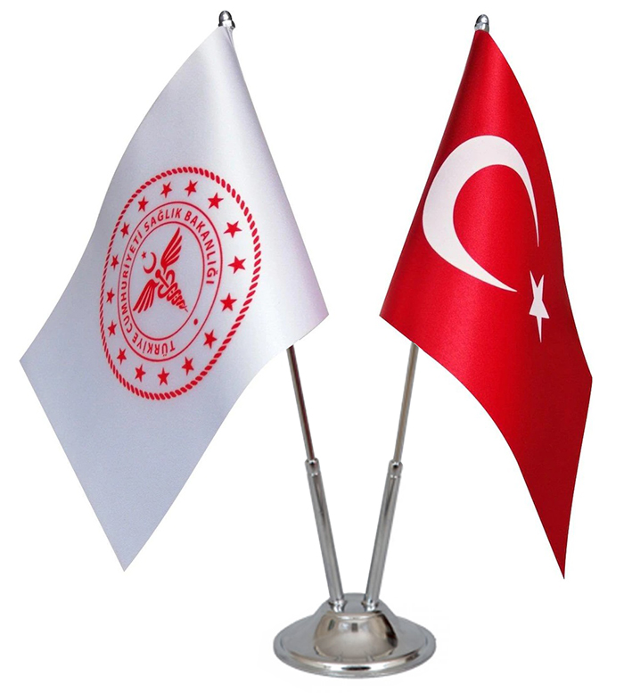 Sağlık Bakanlığı Yeni Logolu Bayrak ve Flamaları