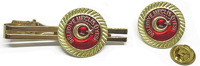 Belediye Meclis Üyesi Metal Yaka Rozeti