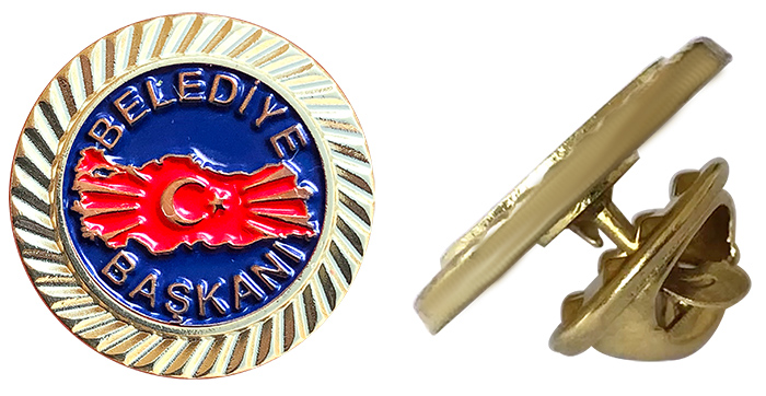 Belediye Başkanı Yaka Rozeti