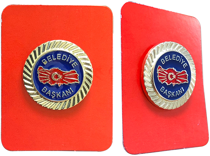 Belediye Başkanı Yaka Rozeti