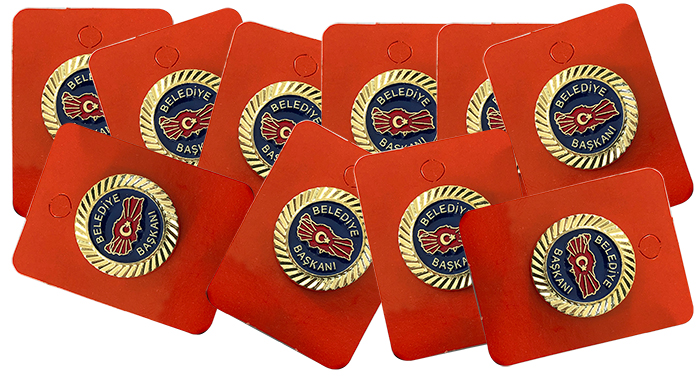 Belediye Başkanı Yaka Rozeti