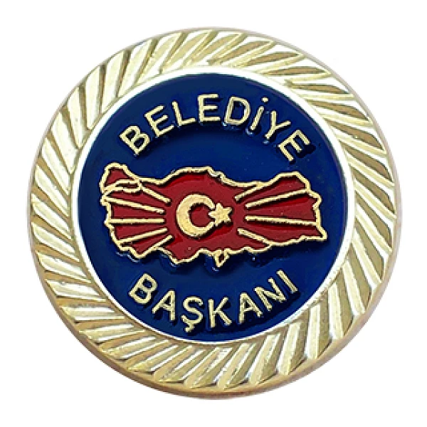Belediye Başkanı Yaka Rozeti