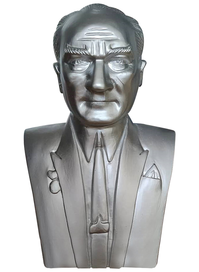 85 cm Alüminyum Atatürk Büstü - 85AABK
