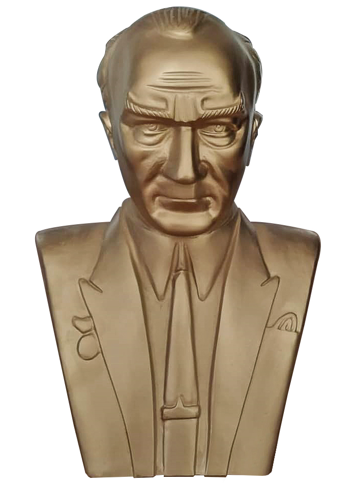 85 cm Alüminyum Atatürk Büstü - 85AABK