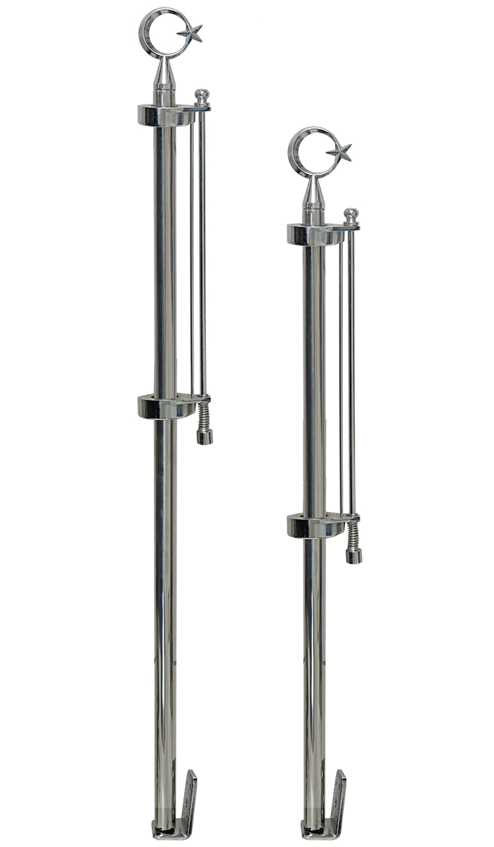 Sabit Sistem Makam Aracı Otofors Direği - EKO1 87 cm