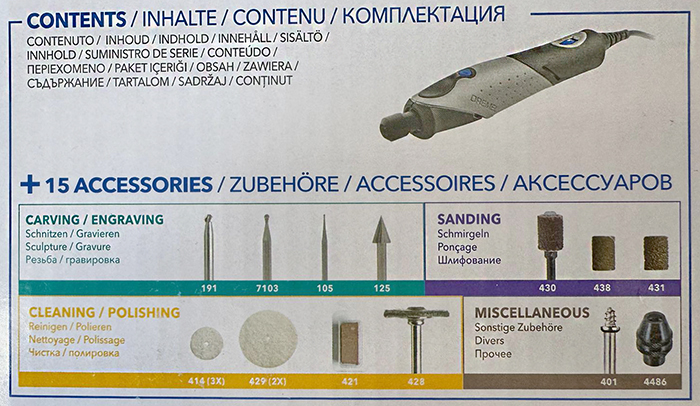 DREMEL STYLO+2050-15 Mühür Kazıma Makinası 2050-10