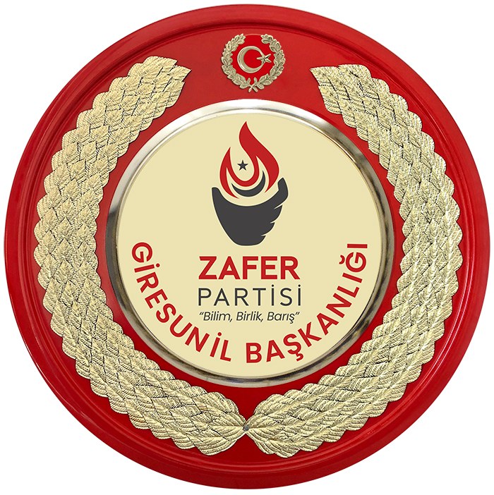 Zafer Partisi Metal Tören Çelengi