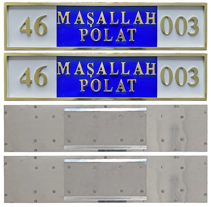 Özel Kurum Araç Plakası | Şahsi Makam Aracı Plakası | Mavi Plaka
