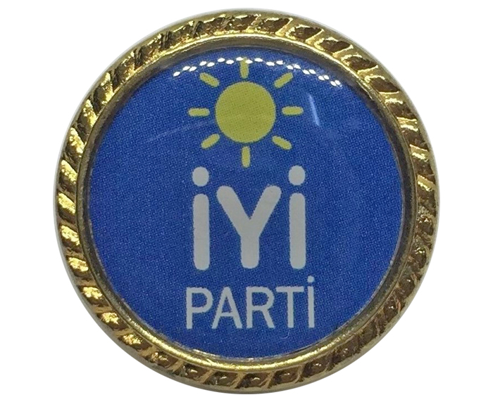 İYİ PARTİ Yaka Rozeti - ÜRÜN KODU: İYİP06