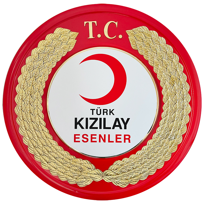 Türk Kızılay Metal Tören Çelengi - Kızılay Metal Çelengi