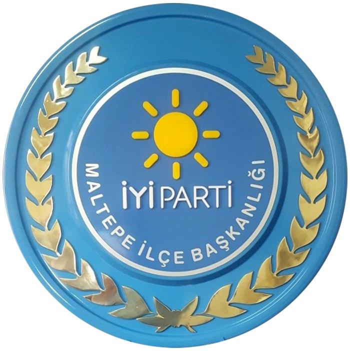 İyi Parti Metal Tören Çelengi - İYİ PARTİ ÇELENK