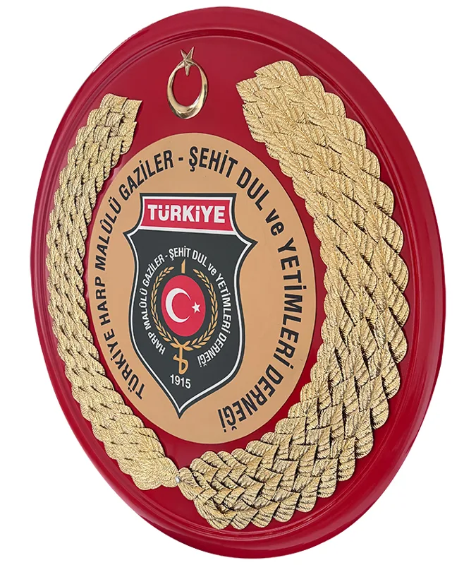 Türkiye Harp Malulü Gaziler Şehit Dul ve Yetimleri Derneği Metal Tören Çelengi