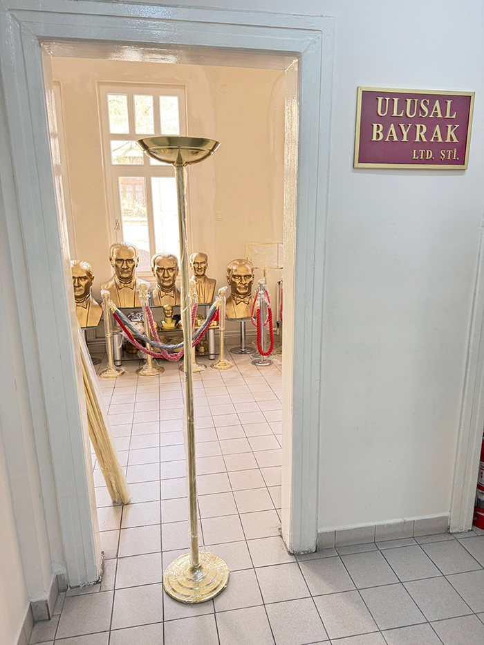 Pirinç Ayaklı Meşale - Metal Ayaklı Meşhale 180 cm APM1
