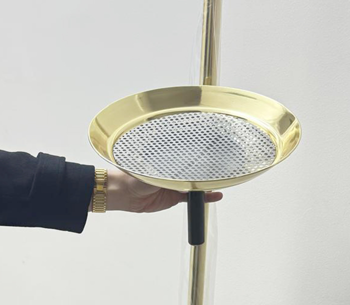 Pirinç Ayaklı Meşale - Metal Ayaklı Meşhale 180 cm APM1