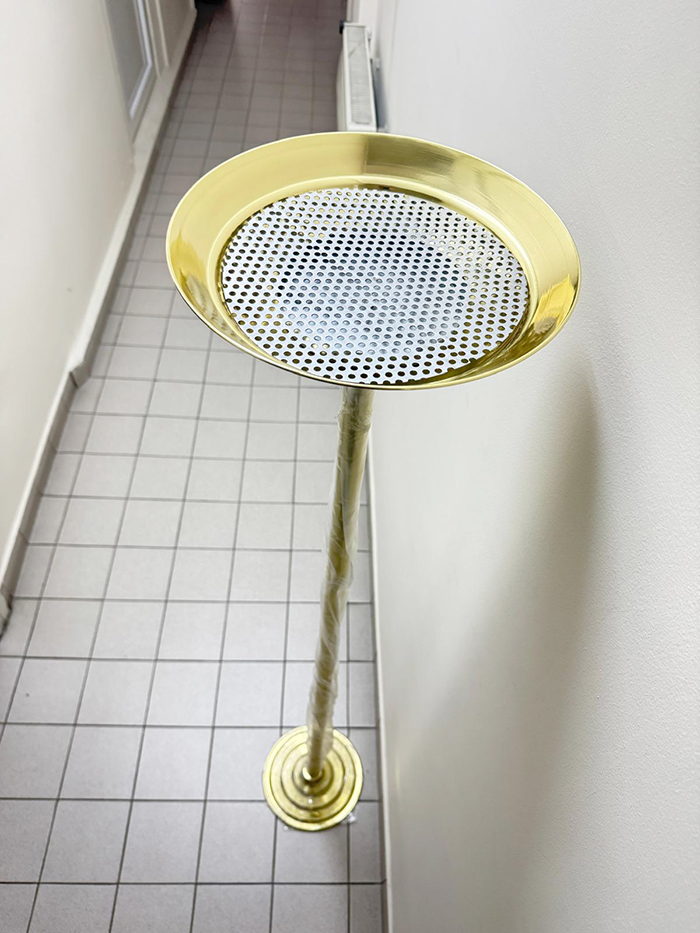 Pirinç Ayaklı Meşale - Metal Ayaklı Meşhale 180 cm APM1