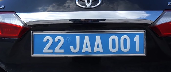 Jandarma Makam Aracı Takmatik Plakalık, Takmatik Bayrak Direği - JAA PLAKA