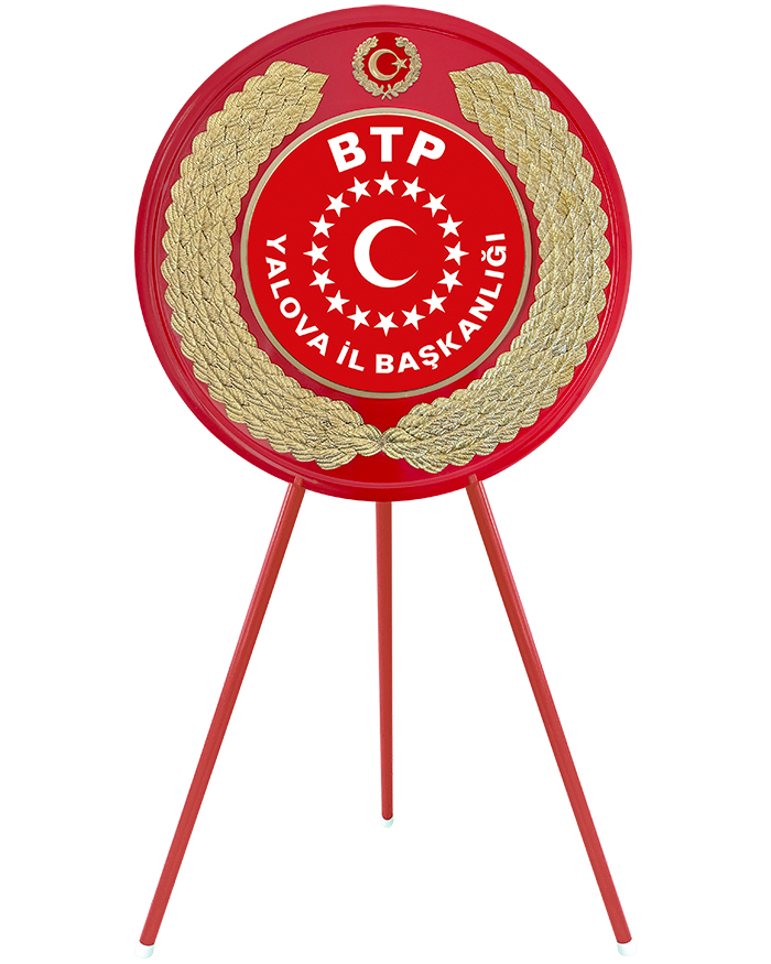 BTP – Bağımsız Türkiye Partisi Metal Tören Çelengi