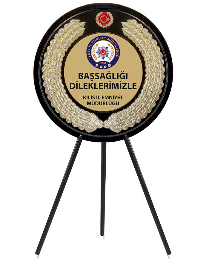 Emniyet Müdürlüğü Cenaze Çelengi ve Düğün Çelengi - POLİS