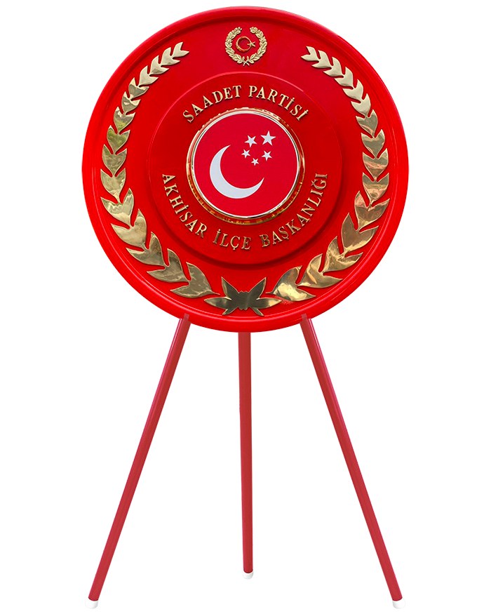 Saadet Partisi Metal Tören Çelengi