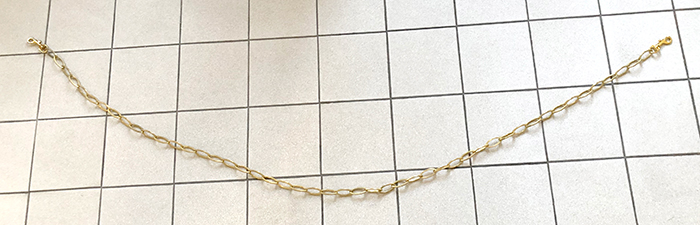 MBZP1 Metal Bariyer Zinciri Sarı Kaplama