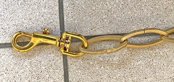 MBZP1 Metal Bariyer Zinciri Sarı Kaplama
