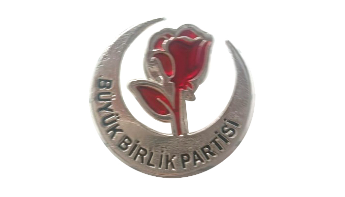 BBP Büyük Birlik Partisi Yaka Rozeti