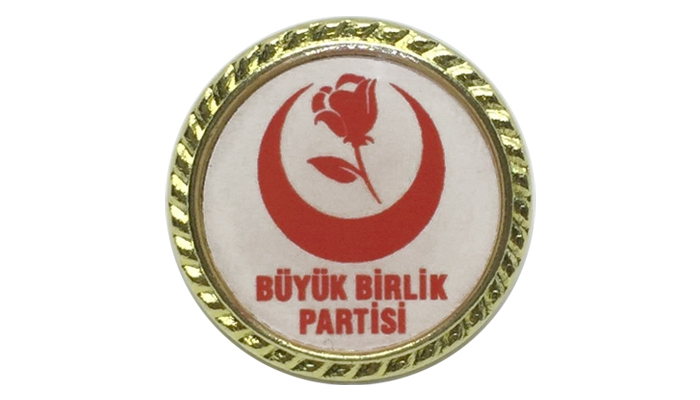 BBP Büyük Birlik Partisi Yaka Rozeti