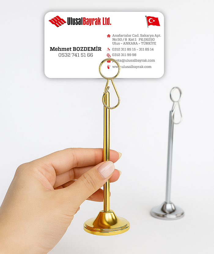 MNA2026 Ayaklı Masa Numaralığı, Fiyat Etiketliği, Rezervelik, Kartlık