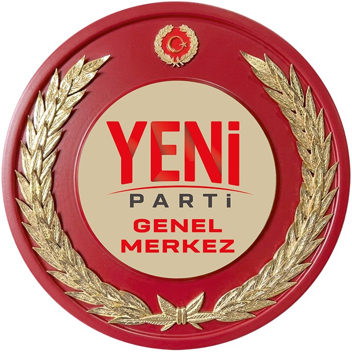 Yeni Parti Metal Tören Çelengi - Merasim Çelengi