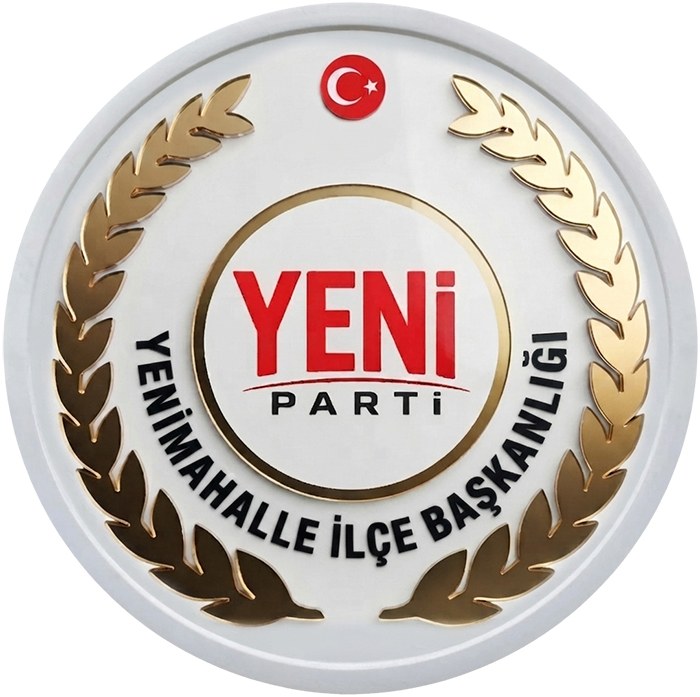 Yeni Parti Metal Tören Çelengi - Merasim Çelengi